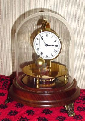 C.1975, Briggs Repro by Terwilliger's Clock Trade Enterprises, New York, 8-day rotary pendulum clock with original dome. — Antique Clocks Price Guide