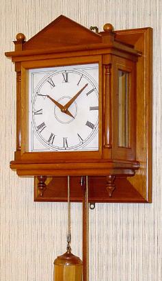 C.1945, (August) Charles Alvah Smith, 180 Canal St, Brattleboro, VT, large 8-day, meter pendulum wall clock serial No. 600. — Antique Clocks Price Guide
