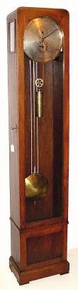 C.1920, German, Winterhalder, Astro dial regulator, 8-day time with temperature compensating pendulum. — Antique Clocks Price Guide