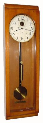 C.1939, Seth Thomas, "Regulator No. 71", with robust No. 68 movement with jeweled pallets and fitted with master contact /at one minute intervals. — Antique Clocks Price Guide