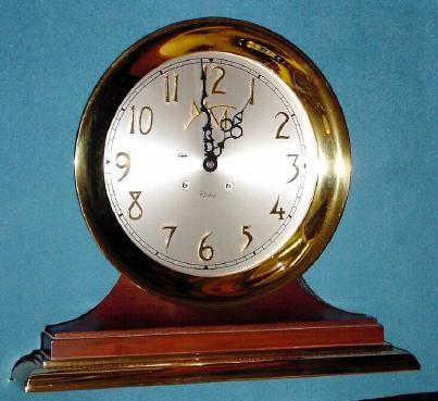 C.2000, Chelsea 8" Millennium Edition, ship's bell clock, new old stock, serial No. 2595. — Antique Clocks Price Guide
