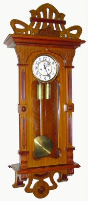 C.1908, German, Gustav Becker, 2-Wt Art Nouveau, walnut cased "Vienna Regulator" in very good original — Antique Clocks Price Guide
