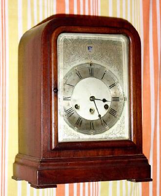 C.1925, Herschede Hall Clock Co., 8-day time/strike Westminster chime mantel clock. — Antique Clocks Price Guide
