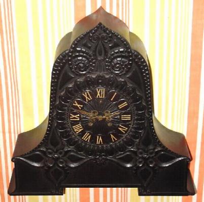 C.1900, French, 8-day time/strike shelf clock. — Antique Clocks Price Guide