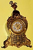 C.1870, French, Japy Fils, Contra-boulle, 8-day time and bell strike.