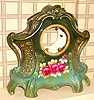 C.1910, CASE ONLY, Ansonia La Layon, Royal Bonn, with some repairs.