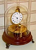 C.1975, Briggs Repro by Terwilliger's Clock Trade Enterprises, Bronxville, New York, 8-day rotary pendulum clock with original dome.