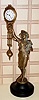 C.2001, Classical Clock Co., California, Reproduction swinging arm clock, THE ONION BOY.