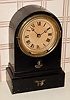 C.1870, Terry Clock Co., Waterbury, Conn, Round gothic, 8-day iron front, time and strike.