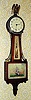 C.1925, Waltham Watch Co., Mini Lever Banjo, stem wind, 8-day movement, with clipper ship tablet.