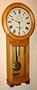 C.1990, Repro of Seth Thomas No. 2 Regulator, in an oak case with no finish.