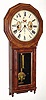 C.1895, Seth Thomas, Regulator No. 3, 8-day weight, timepiece, in walnut.