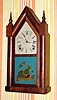 C.1870, E. N. Welch Mfg. Co., 8-day time/strike steeple clock.