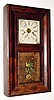 C.1870, E. N. Welch Mfg. Co., 8-day time/strike, double door OOG, shelf clock.
