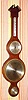 C.1970, Salem (German Movements), 8-day barometer-thermometer-hygrometer and clock.