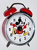 C.1977, (dated), French, under license from Walt Disney, BAYARD MICKEY, alarm clock with external bells.