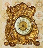 C.1905, British United Clock Co. Birmingham, England, 30-hour boudoir timepiece.