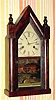 C.1870, William L. Gilbert, 30-hour time/strike steeple clock.