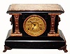 C.1894, Seth Thomas Clock Co., 8-day time/strike Adamantine mantel clock.