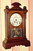 C.1885, Seth Thomas NORFOLK, City Series Walnut cased mantel clock, 8-day time and strike.