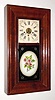 C.1839, Forestville Manufacturing Co., 8-day time/strike/internal-alarm OG shelf clock.