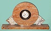 C.1950, French Deco Marble case, now with a German "Mercedes" fit-up 30 hour movement.
