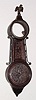 Case only, C.1924, Ansonia Clock Co., "Ansonia Banjo No. 1". Girandole style wall model, miniature.