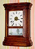 C.1879, Seth Thomas Clock Co., "St. Louis", 8-day time/strike/alarm city series shelf clock.