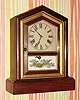 C.1874, Seth Thomas Clock Co., "Victoria", 30-hour time/strike city series shelf clock.
