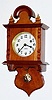 C.1982, Miniature German Free-swinger reproduction, 8-day timepiece.