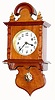 C.1982, Miniature German Free-swinger reproduction, 8-day timepiece.