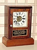 C.1868, Seth Thomas, Thomaston, Conn, Mini Flat Top cottage clock, 30 hour, time and alarm.