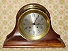 C.1952, Chelsea Clock Co., Boston, Mass, "Mahogany and Metal", 8-day time and ship's bell clock.