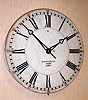 C.1925, E. Howard and Co., Boston, Marble dial No. 21, 24" dial, spring driven.