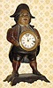 C.1857, Bradley and Hubbard, for Waterbury Clock Co, CONTINENTAL, cast iron blinking eye.