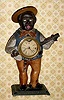 C.1865, Bradley and Hubbard, "Sambo", 30-hour winker or blinking eye timepiece.