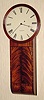 C.1998, Foster S. Campos, Repro "Dunning Tavern" clock, 8-day, weight driven.