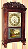 C.1835, R. E. Northrop, New Haven, Conn., 8-day time/strike Salem Bridge shelf clock.