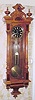 C.1875, Austrian, Anton Vogel, "Jahr-Uhr", weight driven year duration wall clock in a walnut case.