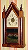 C.1845, Forestville Manufacturing Co., (J. C. Brown), 8-day time/strike/alarm steeple clock.