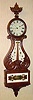 C.1830, Boston Area Lyre Banjo, now with a dial from the same period, with an original signature of Aaron Willard Jr., Boston, 2 extra holes in "head".