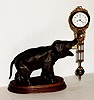 C.1905, German, Junghans, Elephant swing clock, 8-day time.
