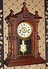 C.1880, Welch, Spring and Co., PATTI, V.P., 8-day time and strike in rosewood.
