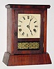 C.1875, Seth Thomas Clock Co., Cottage "K", 30-hour time and strike flat top, chisel bottom cottage clock.