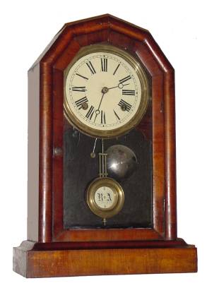 C.1890, German, Teteuutonia Clock Manufactory, 8-day time and bell strike mantel clock. — Antique Clocks Price Guide