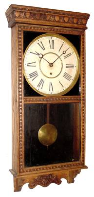 C.1913, William L. Gilbert Clock Co., 8-day wall timepiece. — Antique Clocks Price Guide