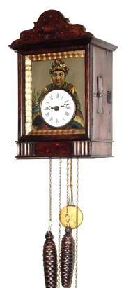 C.1900, German, for the Eastern market, moving eye cuckoo clock, 1-day, time and strike. — Antique Clocks Price Guide