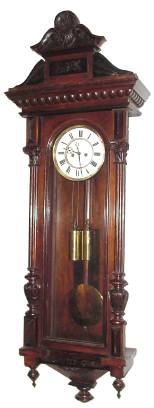 C.1880, Austrian, 2-Wt, 8-day Vienna Regulator, in an Alt Deutsch dark walnut case. — Antique Clocks Price Guide