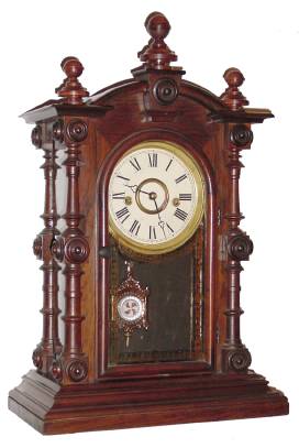 C.1880 Welch, Spring and Co., "Patti, V.P.", (full size No. 1) 8-day time/strike mantel clock. — Antique Clocks Price Guide