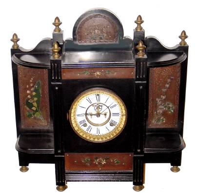 C.1880, Ansonia Clock Co., "Alhambra", 8-day time/strike mantel clock. — Antique Clocks Price Guide